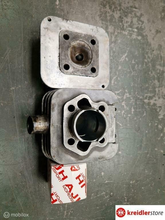 Kreidler 2 PK Mahle cilinderset met nieuwe zuiger en kop, Gebruikt, Ophalen of Verzenden