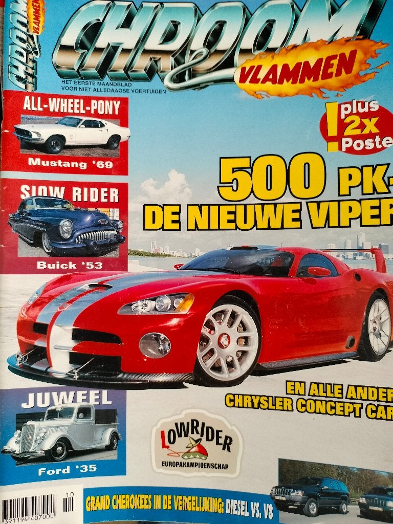 Auto magazines, Boeken, Ophalen, Zo goed als nieuw, Algemeen, Chroom en Vlammen