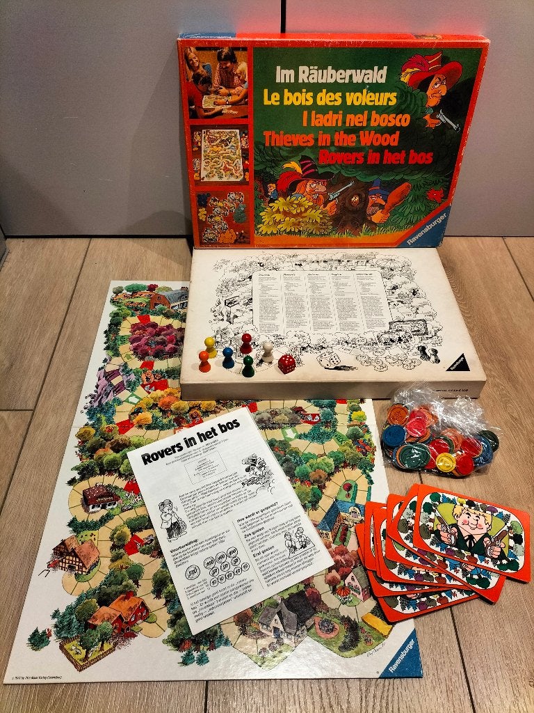 Rovers in het bos - spel van Ravensburger, Een of twee spelers, Ophalen of Verzenden, Gebruikt, Ravensburger