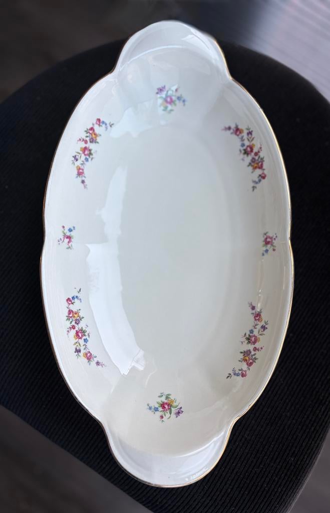 Schaal Chodzies servies vintage roze bloemetjes, Ophalen of Verzenden