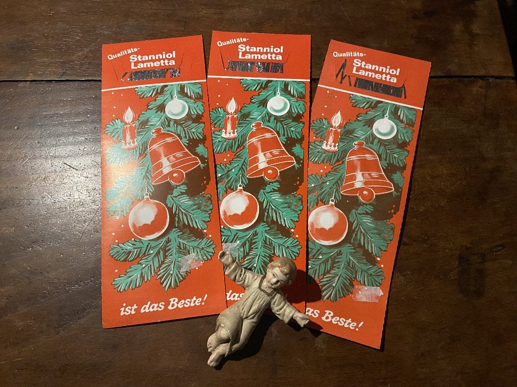 Oude zilver Lood LAMETTA originele nieuwe pakjes/verpakking, Ophalen of Verzenden, Nieuw