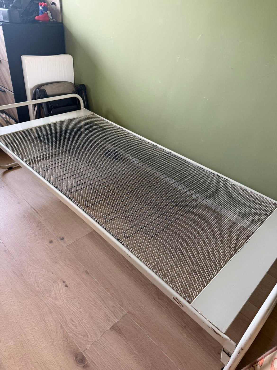 1 persoons bed, Ophalen, Gebruikt, 90 cm, Eenpersoons