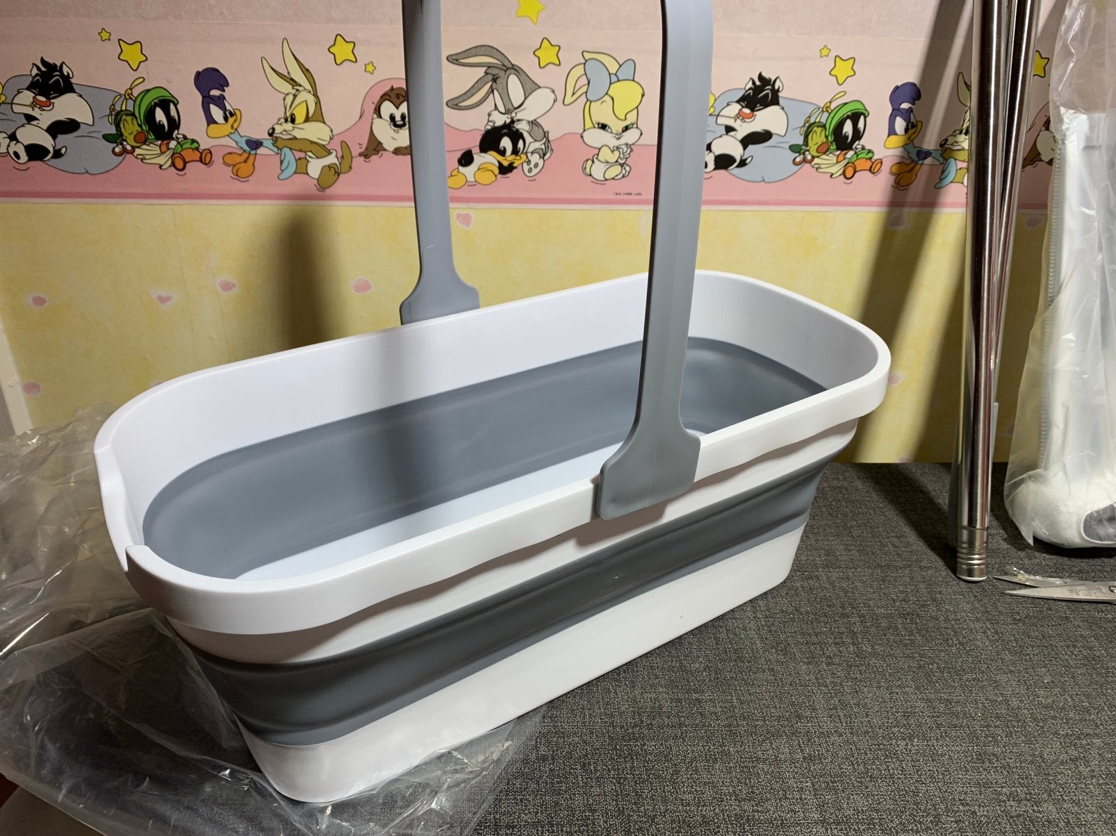 Nieuwe opvouwbare wasmand dweil emmer kamperen, Ophalen of Verzenden, Nieuw