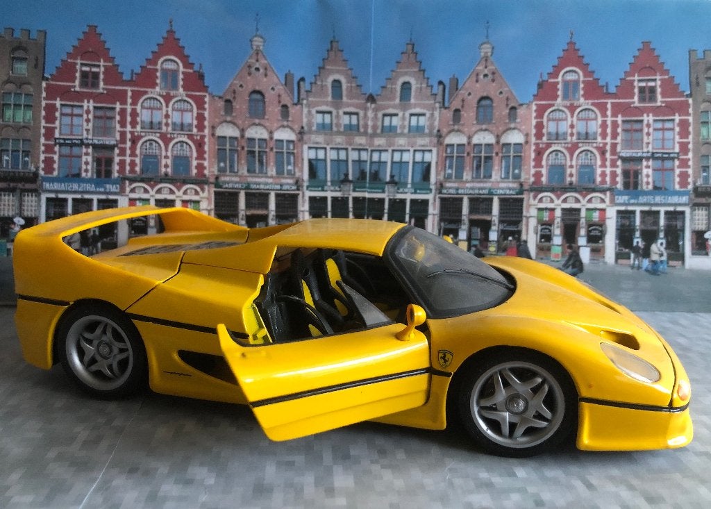 Ferrari, Ophalen of Verzenden, Zo goed als nieuw, Auto, Bburago