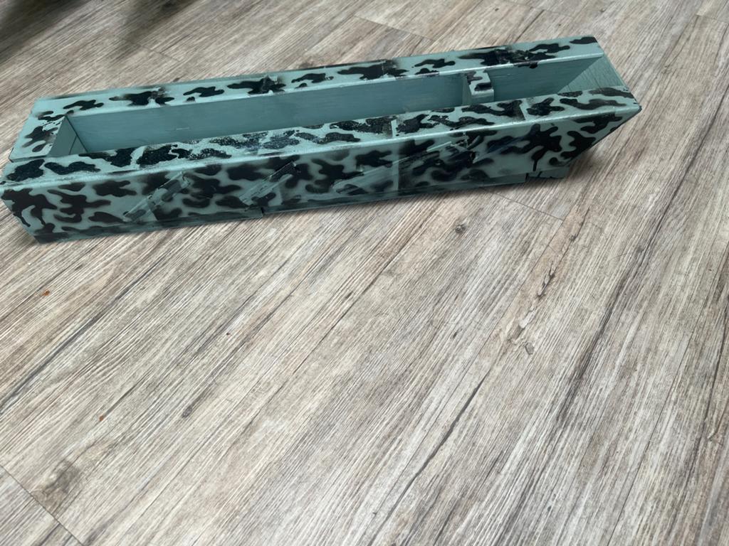 Zelfgemaakte leger boot - Decoratief object, Ophalen, Zo goed als nieuw