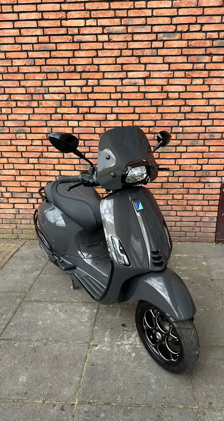 Custom Vespa sprint e4 80cc full options dravit grau., Fietsen en Brommers, Ophalen of Verzenden, Zo goed als nieuw, Benzine, Overige modellen