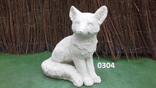Vos / welp / wolf., Ophalen, Nieuw, Beton, Dierenbeeld