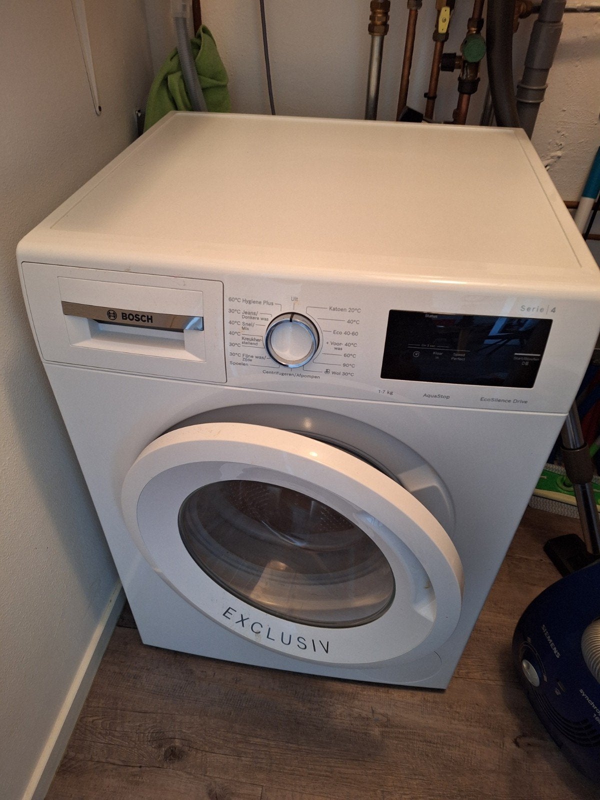 Bosch WAN28096NL Serie 4 Exclusiv Wasmachine, Witgoed en Apparatuur, Wasmachines, Ophalen, Wolwasprogramma, Zo goed als nieuw