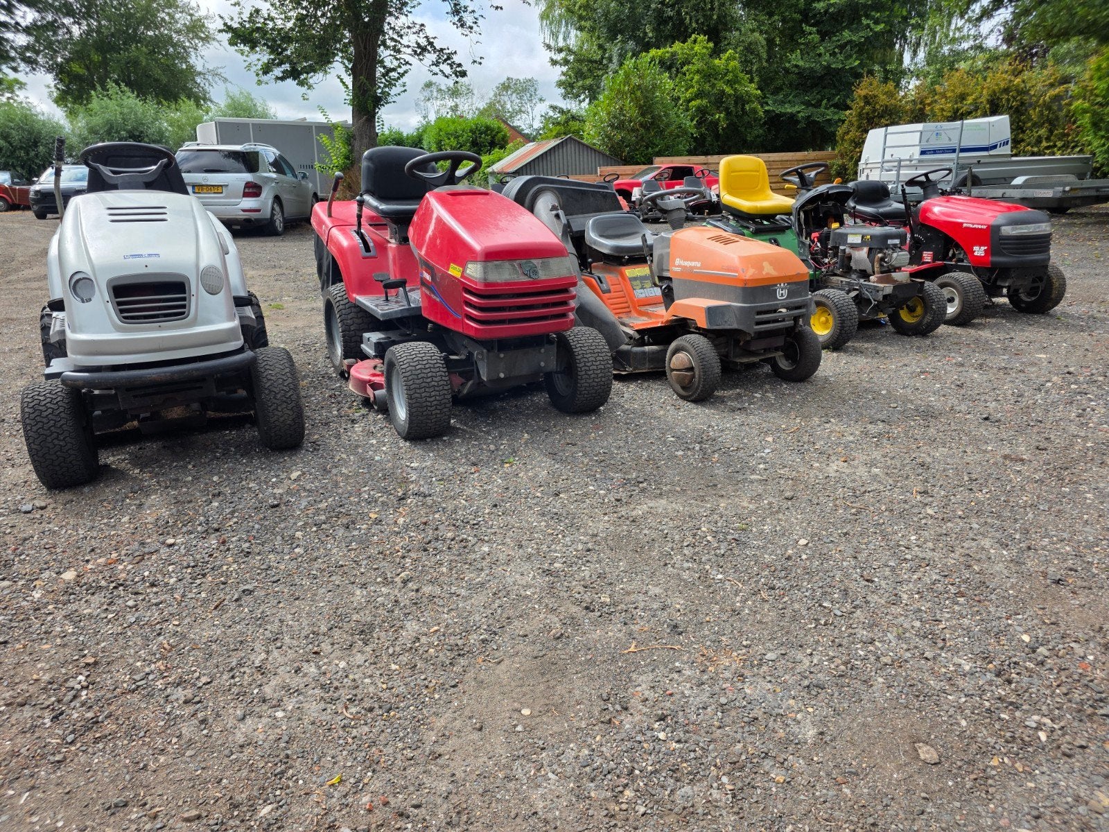 Partij zitmaaiers Tuintrekkers torro johndeere husqvarna mtd, Ophalen, Gebruikt, Mulchfunctie, 90 tot 120 cm