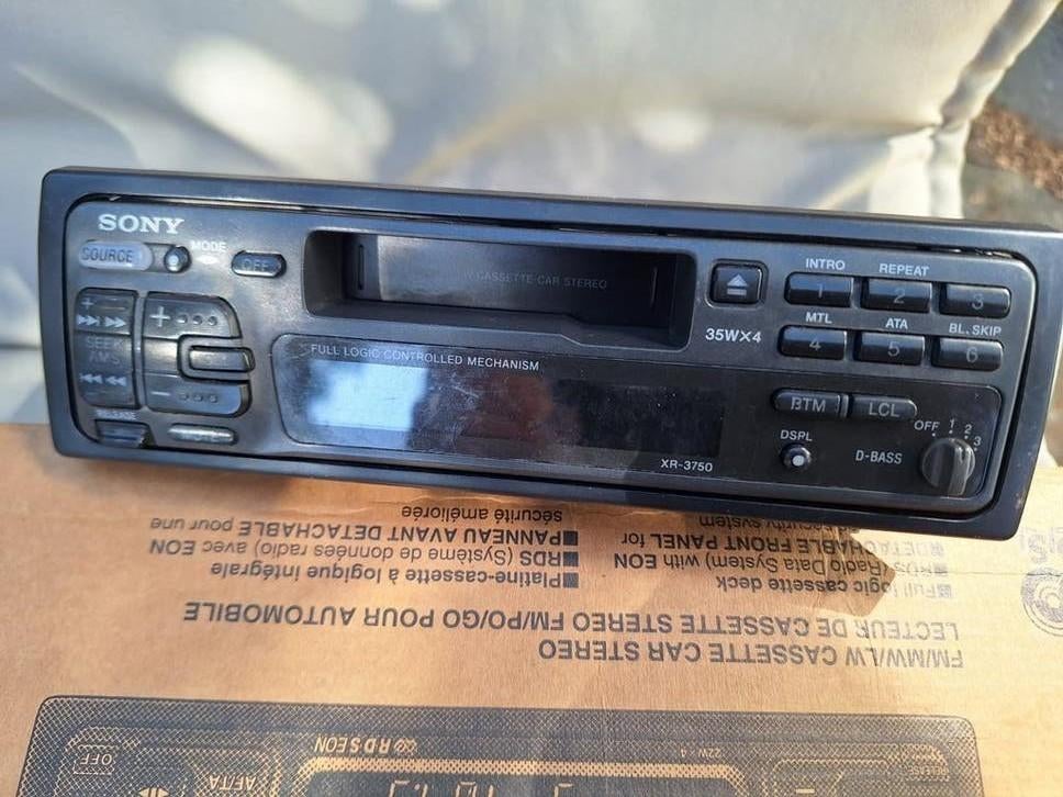 Sony XR-6650RDS Autoradio Cassettespeler, Auto diversen, Autoradio's, Ophalen of Verzenden