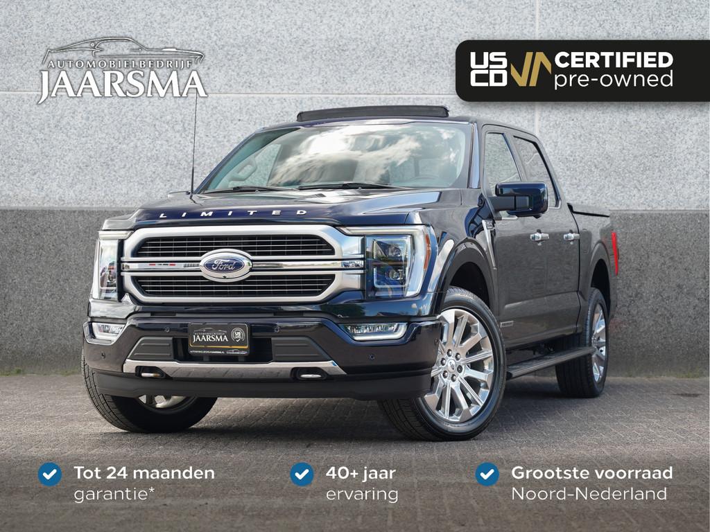 Ford USA F-150 Limited 430pk PowerBoost Full Hybrid SuperCre, Automaat, Automatische klimaatregeling, Gebruikt, Euro 6