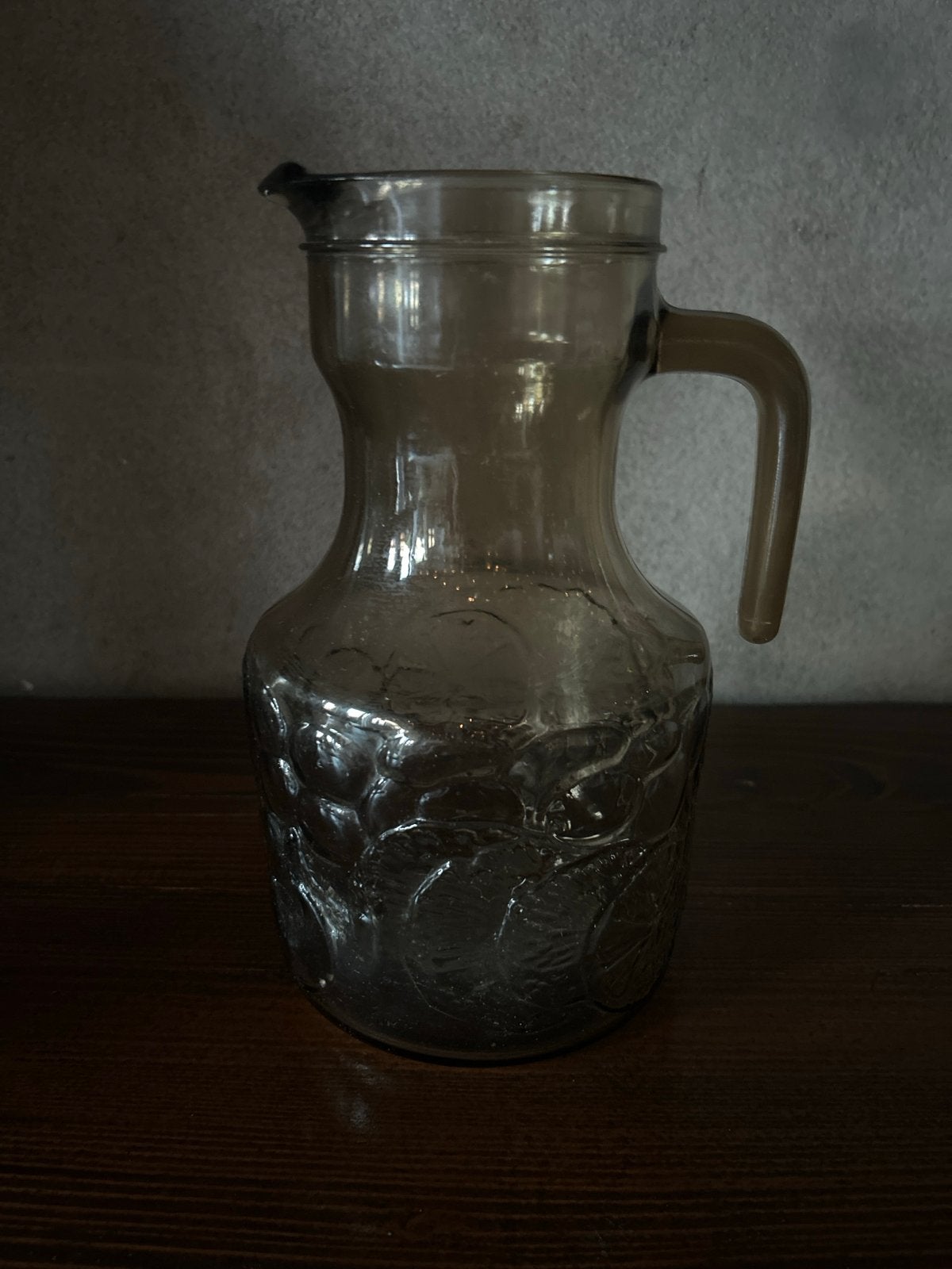 Italiaanse Mid-Century Rookglas Sapkan/Pitcher met Citrus Re, Ophalen of Verzenden