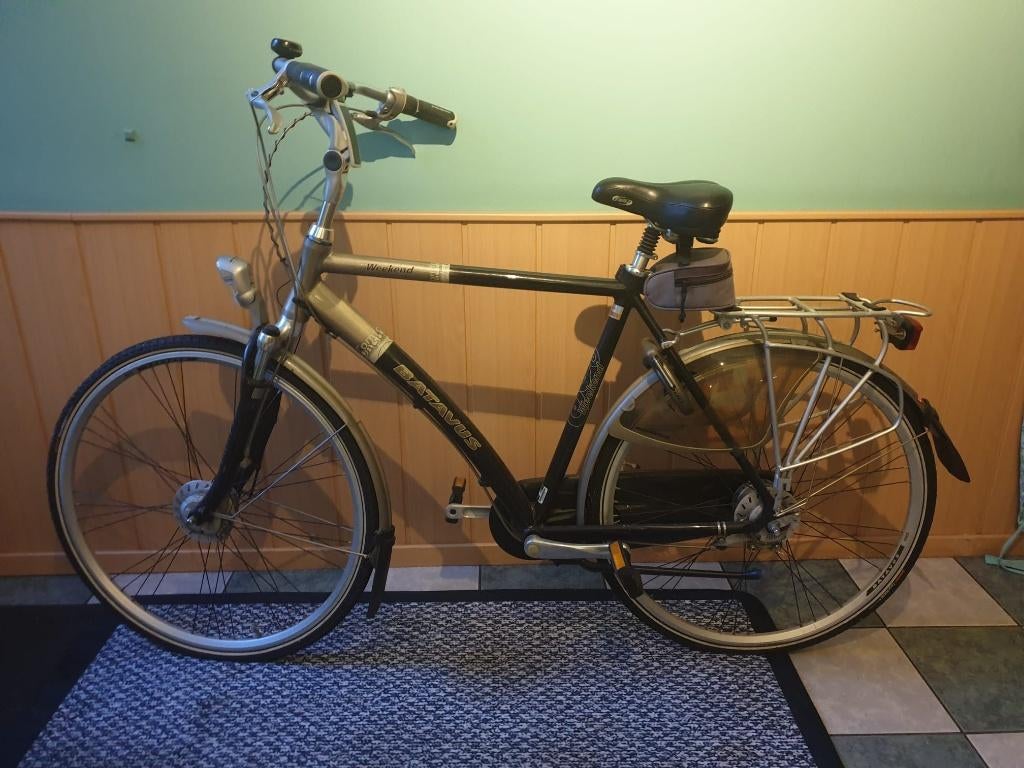 Batavus Herenfiets Weekend Zwart/Goud H53, Ophalen, Gebruikt