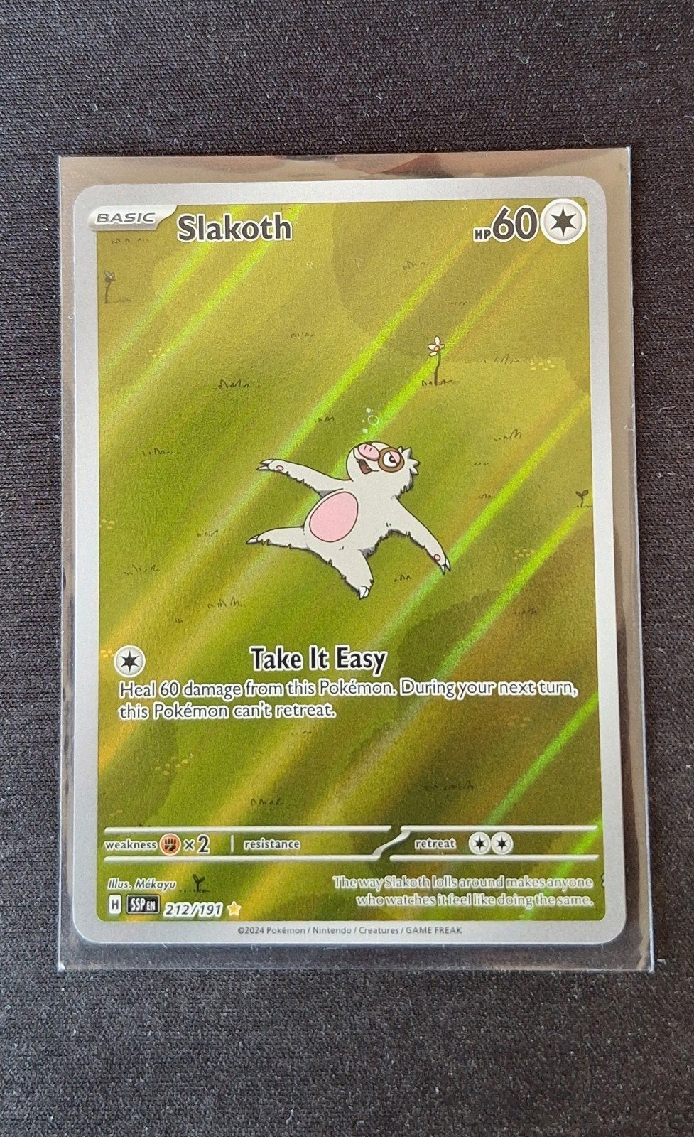 Pokémon Slakoth 212/191, Ophalen of Verzenden, Zo goed als nieuw