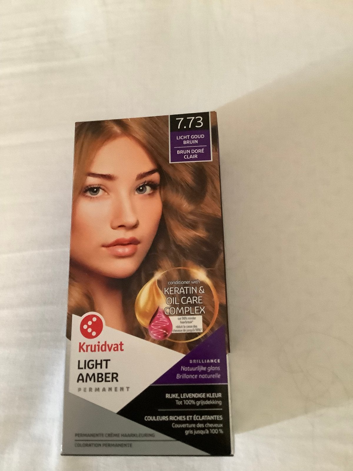 Gratis ophalen:Haarkleuring kruidvat kleur licht goudbruin., Ophalen, Nieuw, Overige typen