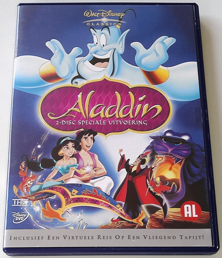 Dvd *** ALADDIN *** 2-Disc Boxset Walt Disney, Avontuur, Nederlands, Ophalen of Verzenden, Zo goed als nieuw