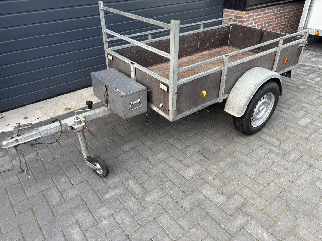 Enkelasser aanhanger aanhangwagen bakwagen 750 kg totaal, Gebruikt