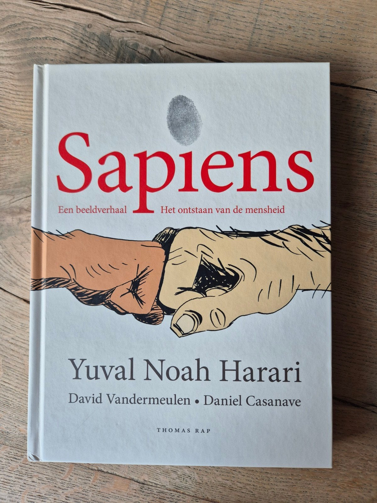 Sapiens: Een beeldverhaal - Het ontstaan van de mensheid, Eén stripboek, Ophalen of Verzenden, Zo goed als nieuw, Yuval Noah Harari