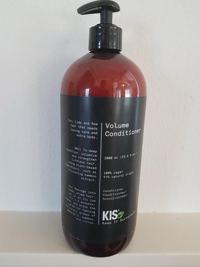 KIS Green Volume conditioner 1L, Ophalen of Verzenden, Nieuw, Shampoo of Conditioner