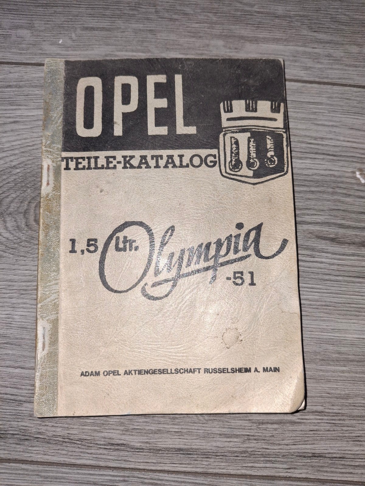 Opel Olympia 1951 onderdelenboek, Boeken, Auto's | Boeken, Ophalen of Verzenden, Gelezen, Opel