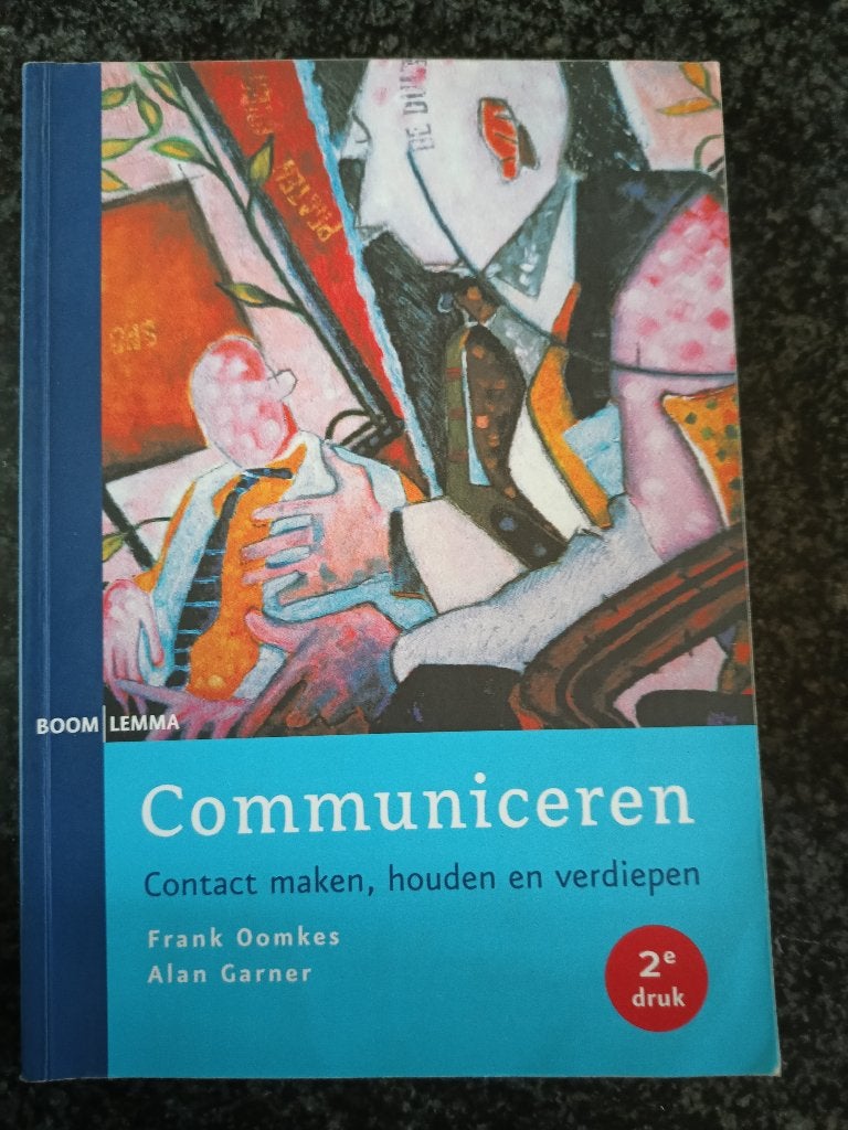 Communiceren,contact maken, houden en verdiepen., Ophalen of Verzenden, Alpha, Zo goed als nieuw, HBO