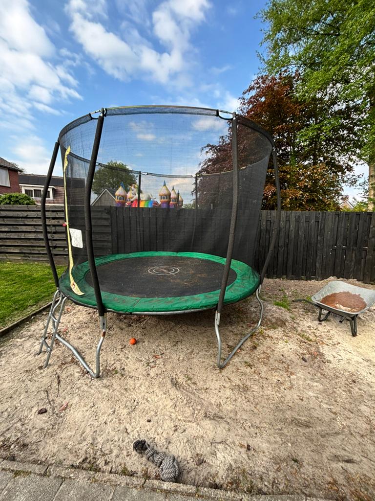 Crivit Trampoline 306 cm - Uitstekende staat, Ophalen, Gebruikt
