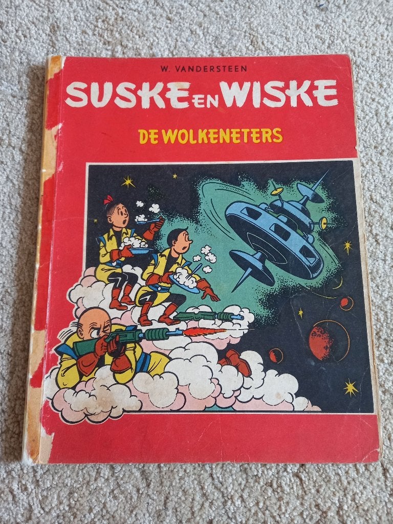 Suske en Wiske TV, Vl 2 kleur(3)-De wolkeneters 1e druk, Gelezen, Willy Vandersteen, Eén stripboek, Ophalen of Verzenden