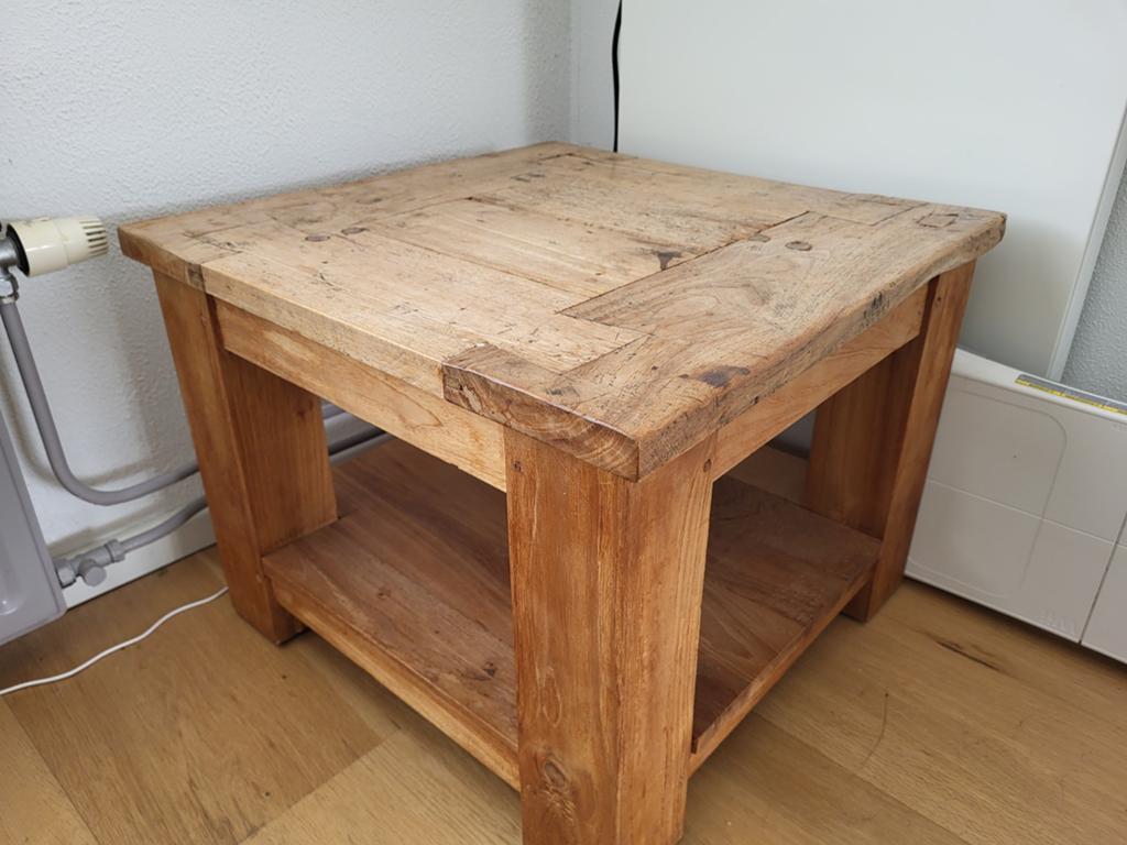 Salontafel teakhout, Ophalen, 100 tot 150 cm, Teakhout, 50 tot 100 cm