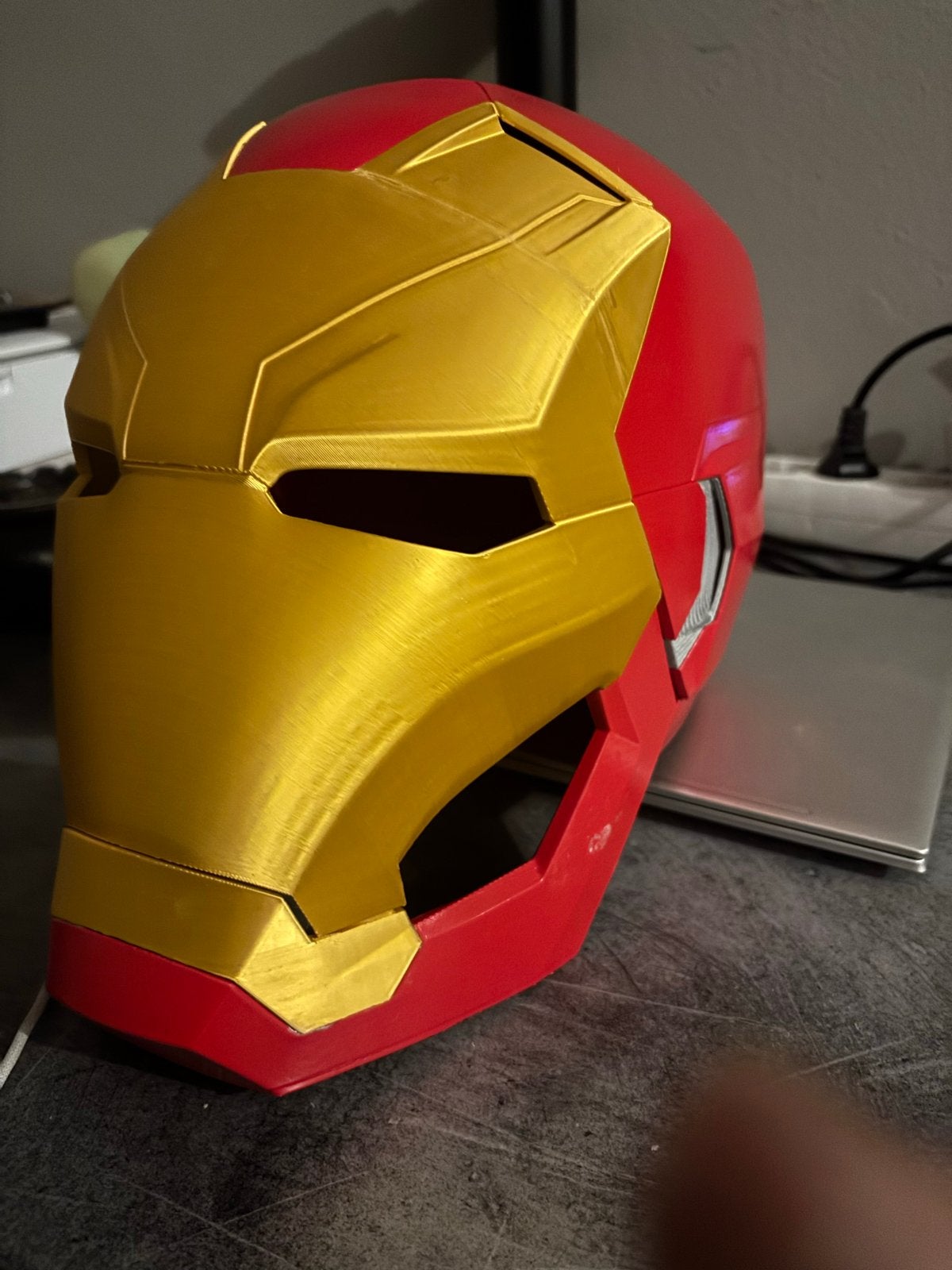 3D Geprinte Iron Man MK46 Helm - Cosplay & Display, Hobby en Vrije tijd, Kostuums, Theaterbenodigdheden en LARP, Ophalen of Verzenden
