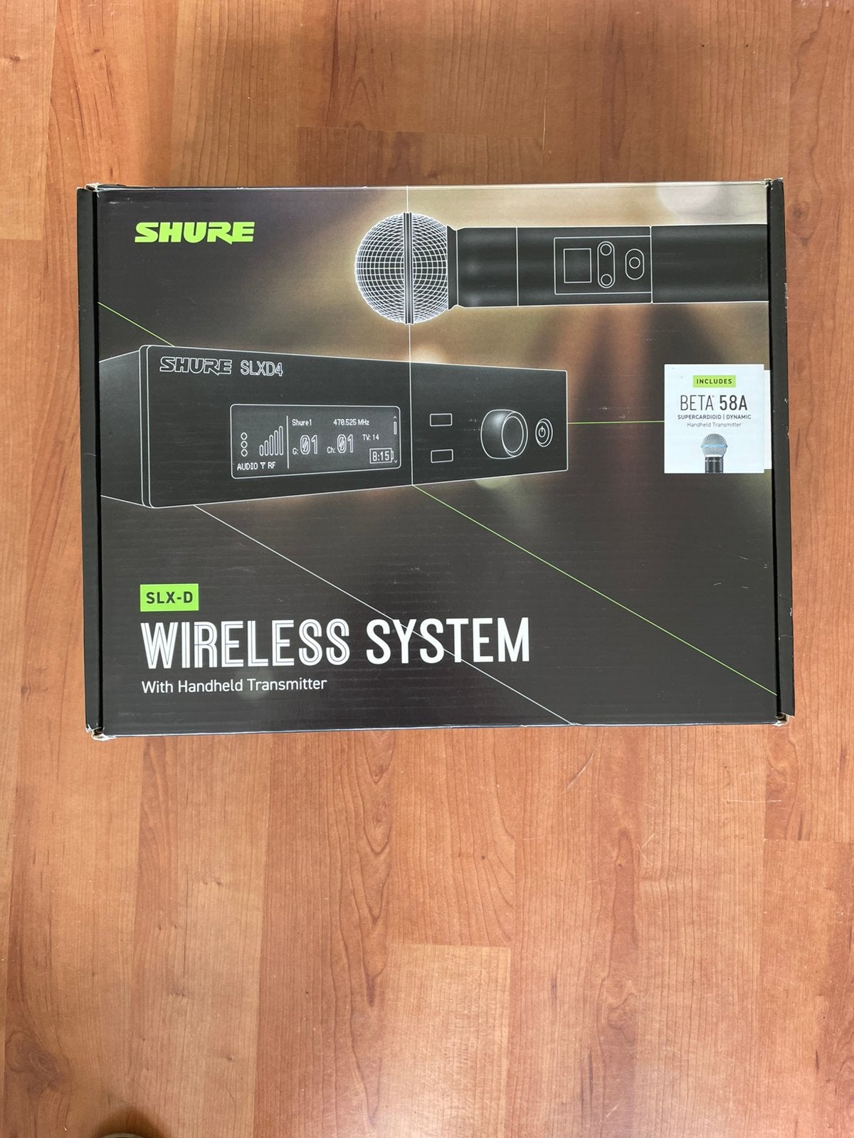 Shure SLXD4-59 (606 - 650 MHz), Muziek en Instrumenten, Microfoons, Ophalen, Nieuw, Zangmicrofoon, Draadloos