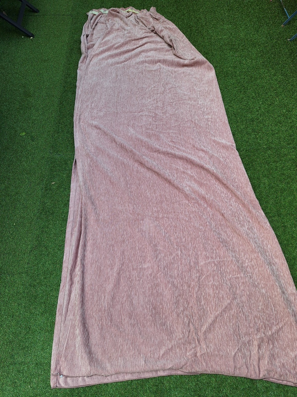 2x Roze Gordijnen met Loodveter - 120x240 cm, Huis en Inrichting, Gebruikt, Loodveter, Ophalen of Verzenden, 240 cm