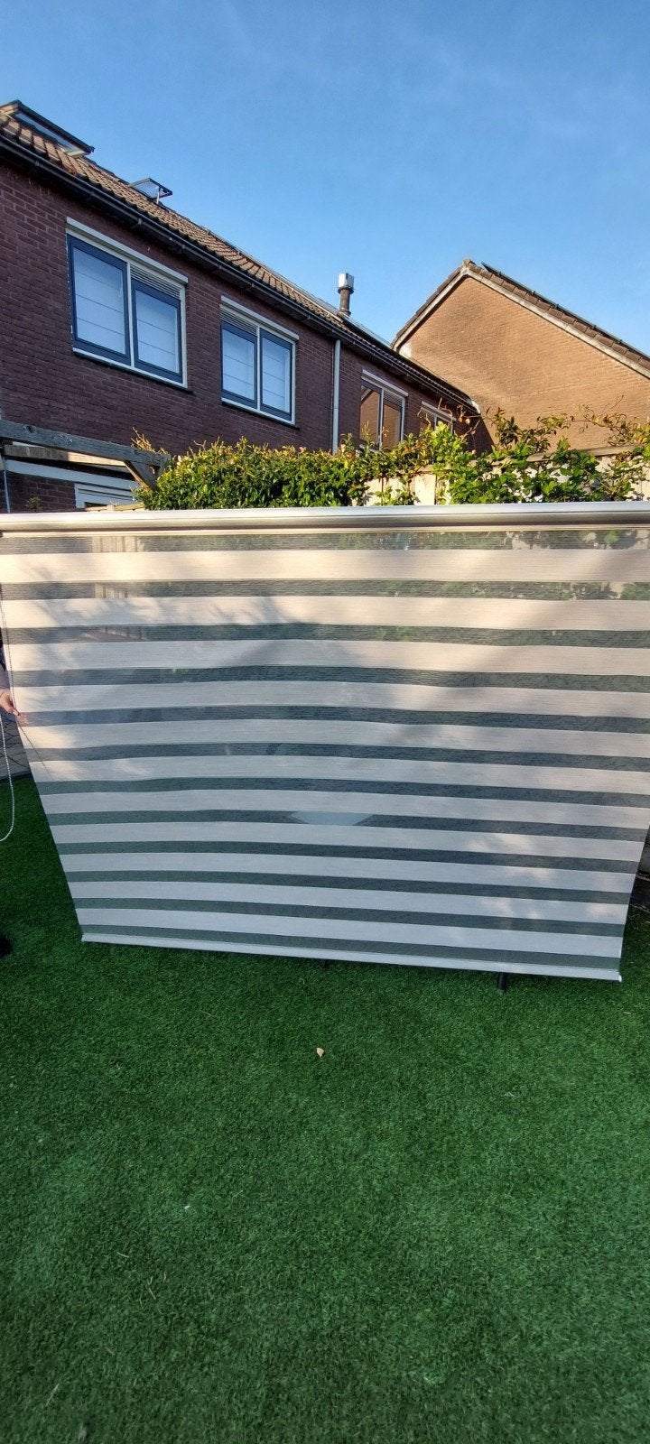 Originele Luxaflex Duo rolgordijn, 193 cm, Beige, Zo goed als nieuw, Rolgordijn