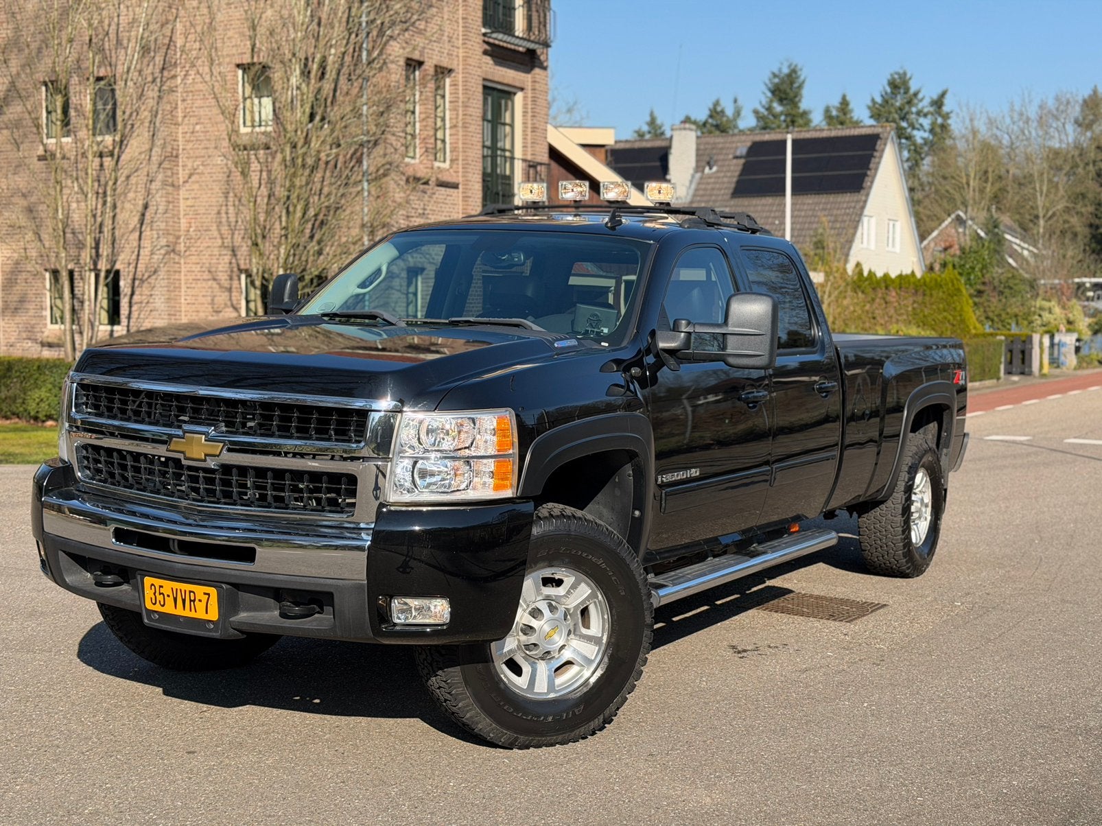 Chevrolet KS2500 Silverado 6.6 liter V8 Duramax Long bed !!!, Auto's, Euro 5, Chevrolet, Zwart, Diesel