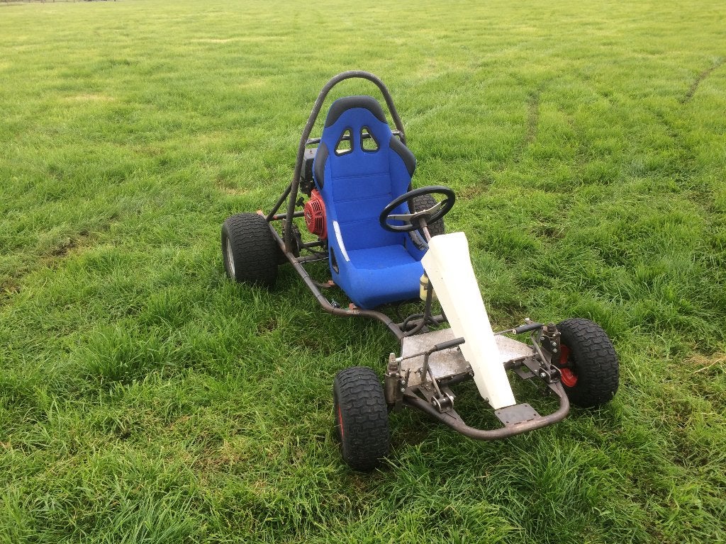 Leuke zelfbouw kart met Honda motor, Ophalen, Gebruikt
