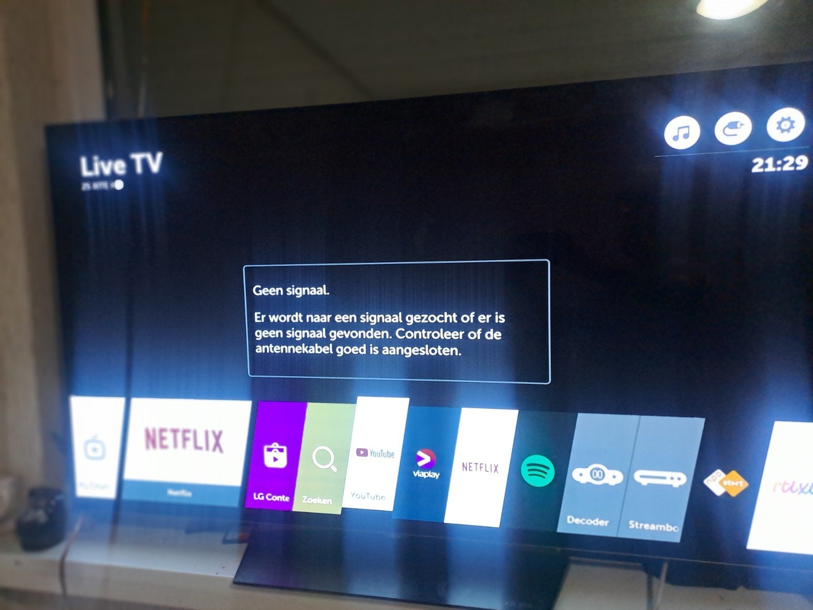 LG OLED TV - Zo goed als nieuw en zonder afstandsbediening, OLED, Ophalen of Verzenden, Zo goed als nieuw, 100 Hz