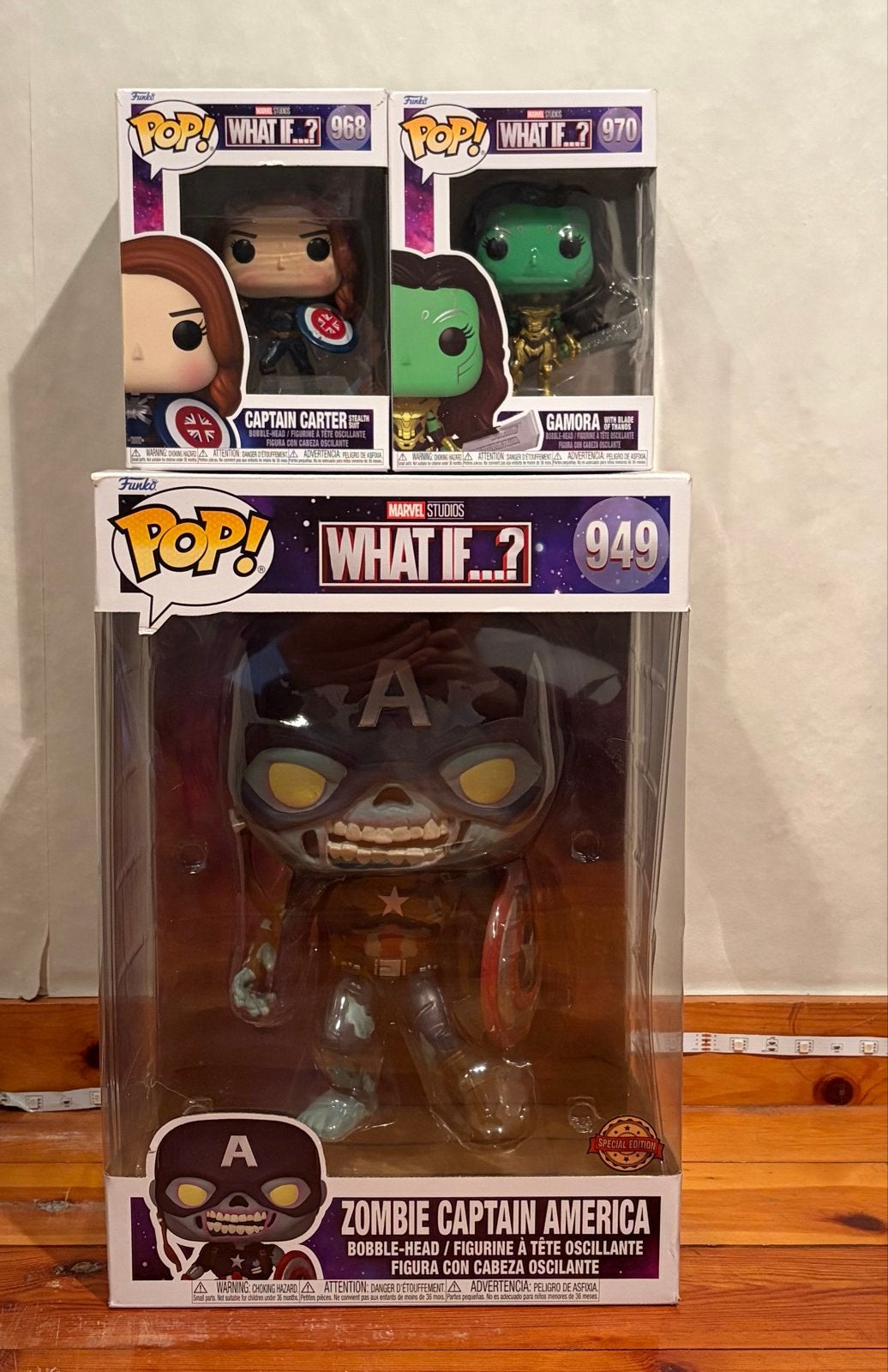 Funko Pop! Marvel What If...? Zombie Captain America, Verzenden, Zo goed als nieuw