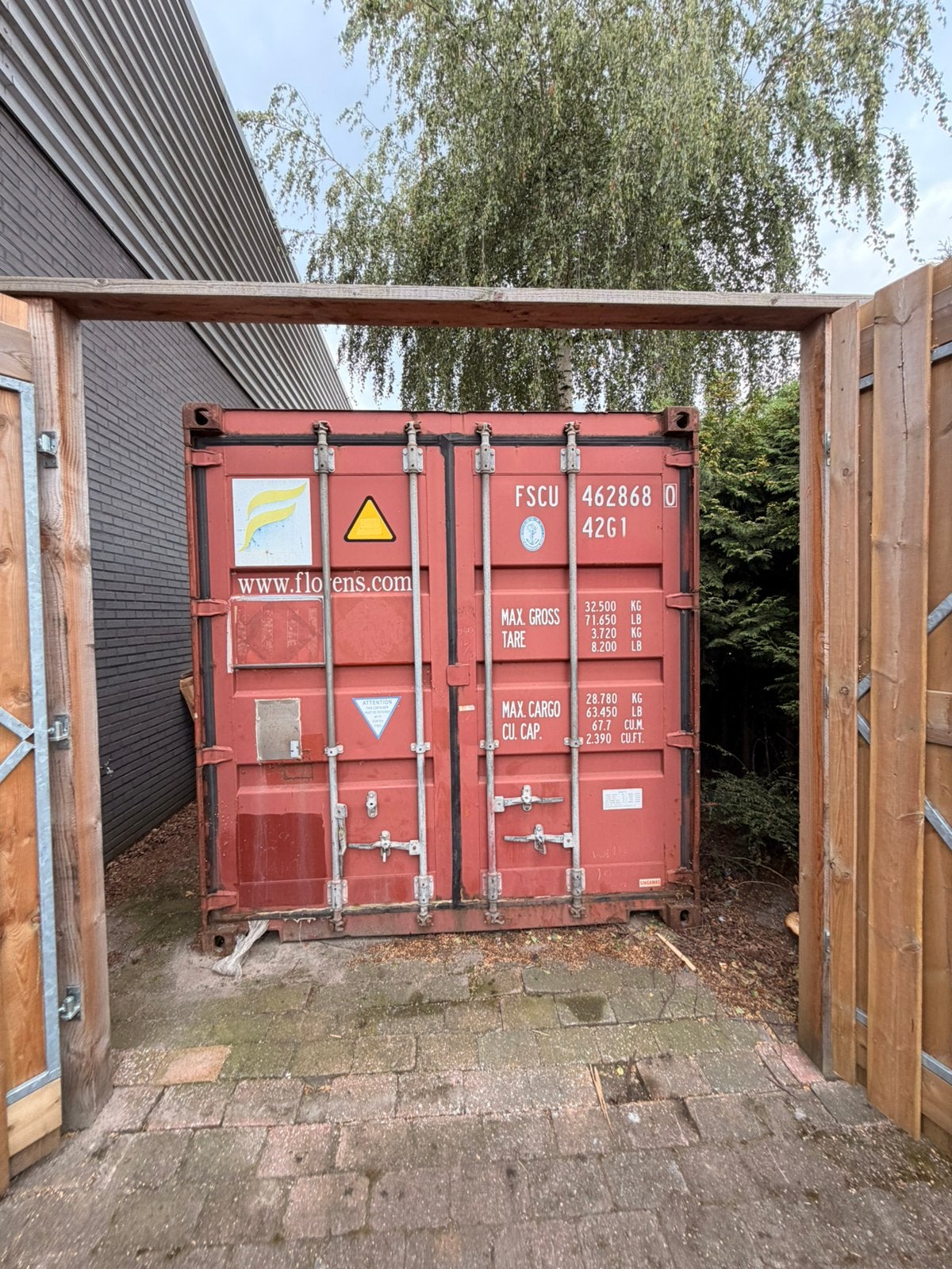 40ft zeecontainer met verlichting en stopcontacten, Ophalen, A, A, A
