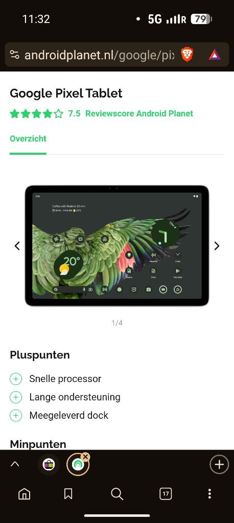 Te koop gevraagd Google pixel tablet, Ophalen of Verzenden, Gebruikt, 10 inch