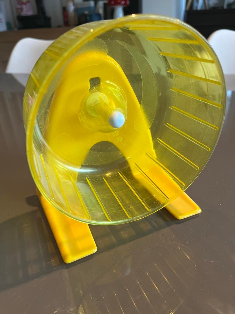 Hamster looprad, Dieren en Toebehoren, Knaagdieren en Konijnen | Toebehoren, Ophalen of Verzenden, Zo goed als nieuw, Loopwiel of Rad