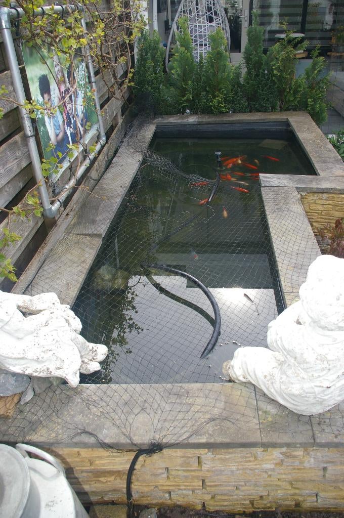 Complete vijver , filter, fontein en toebehoren., Tuin en Terras, Ophalen, Gebruikt