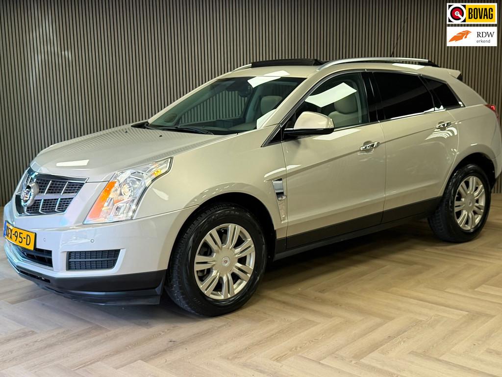 Cadillac SRX 3.0 V6 AWD Sports Luxury AUT. PANORAMADAK NAVIG, Auto's, Cadillac, Automaat, Euro 5, Gebruikt, Beige