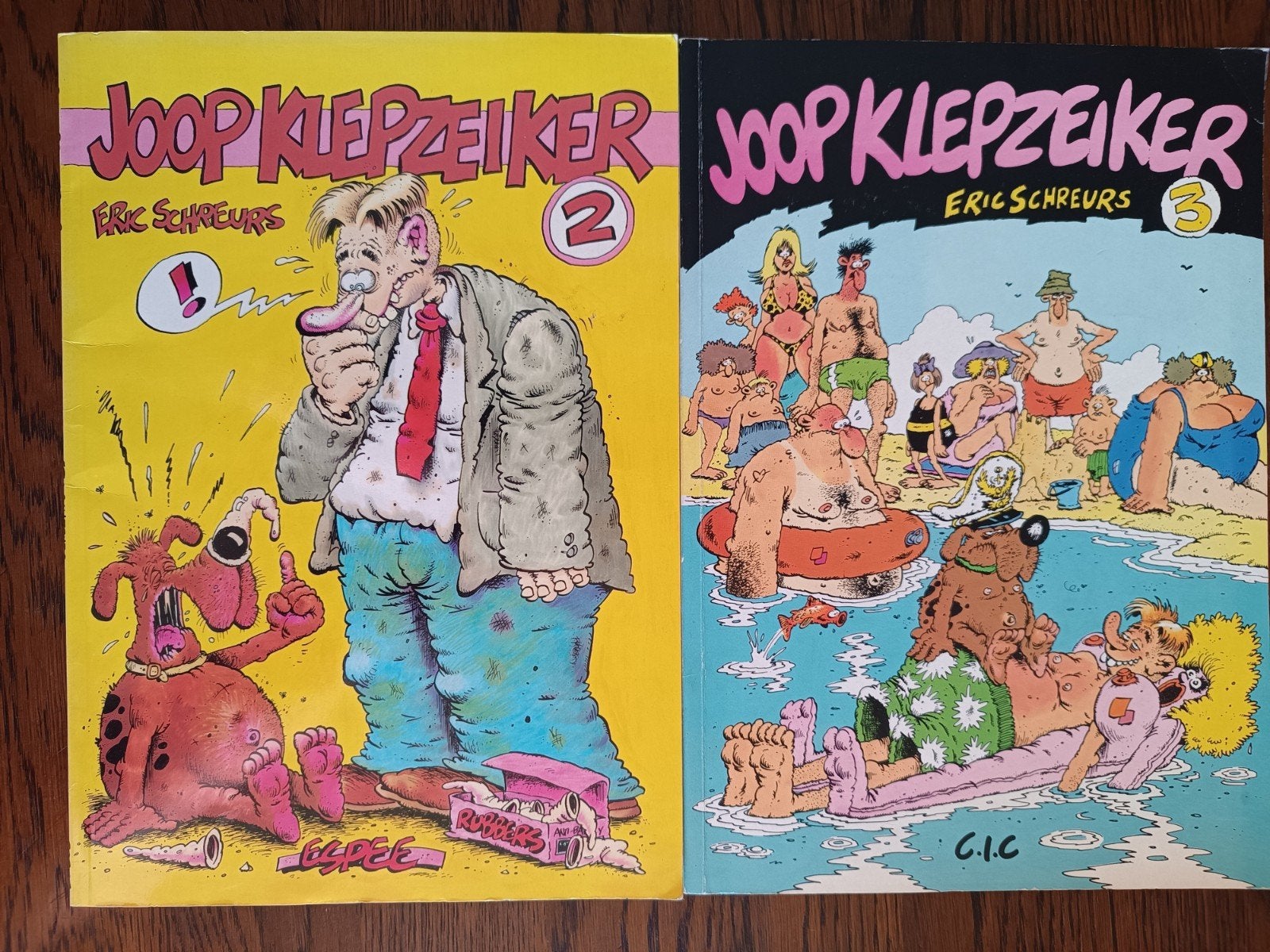 Joop Klepzeiker strips nr. 2 en nr. 3 - Eric Schreurs, Boeken, Stripboeken, Eric Schreurs, Ophalen of Verzenden, Zo goed als nieuw