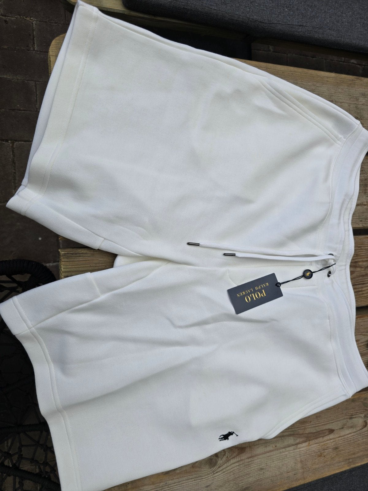 Nieuwe Ralph Lauren short - Maat XL - Zachte mesh-stof, Kleding | Heren, Wit, Ralph Lauren, Ophalen of Verzenden, Maat 56/58 (XL)