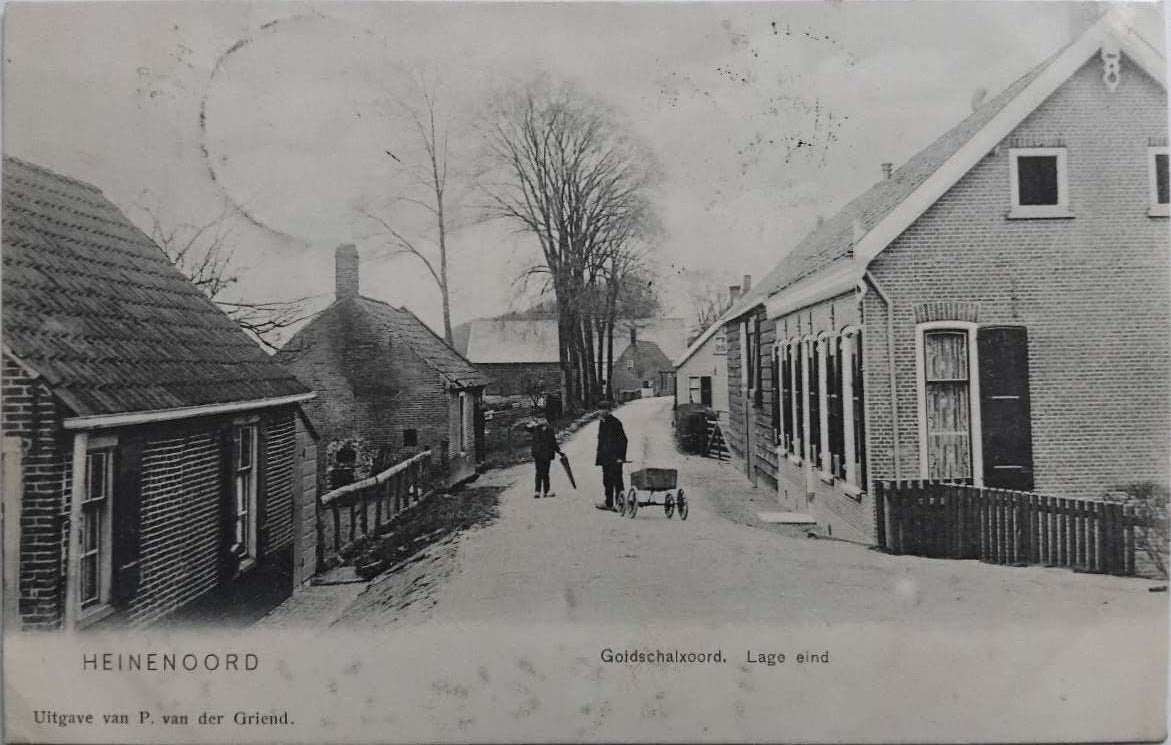Heinenoord - Goidschalxoord, Lage eind, Ophalen of Verzenden, Voor 1920, Gelopen, Zuid-Holland