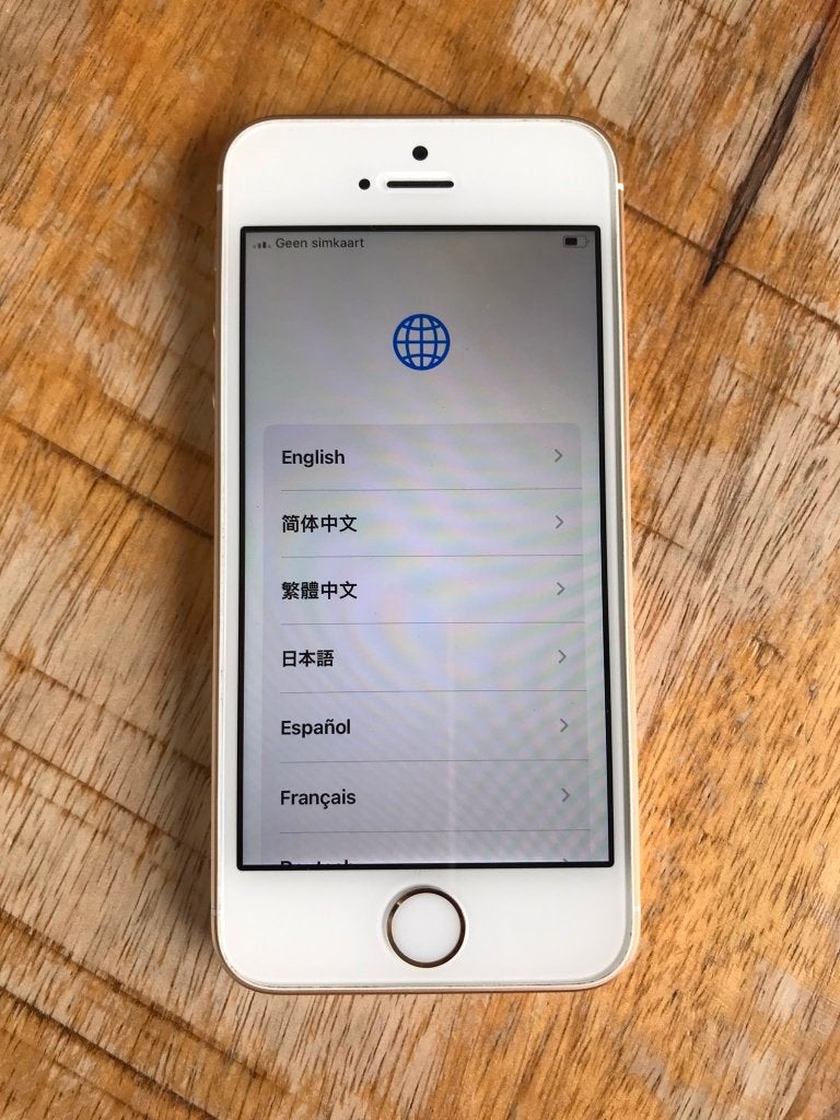 iPhone SE (1e gen) met iCloud lock - Goud, Telecommunicatie, Mobiele telefoons | Apple iPhone, 89 %, Ophalen of Verzenden, Zo goed als nieuw