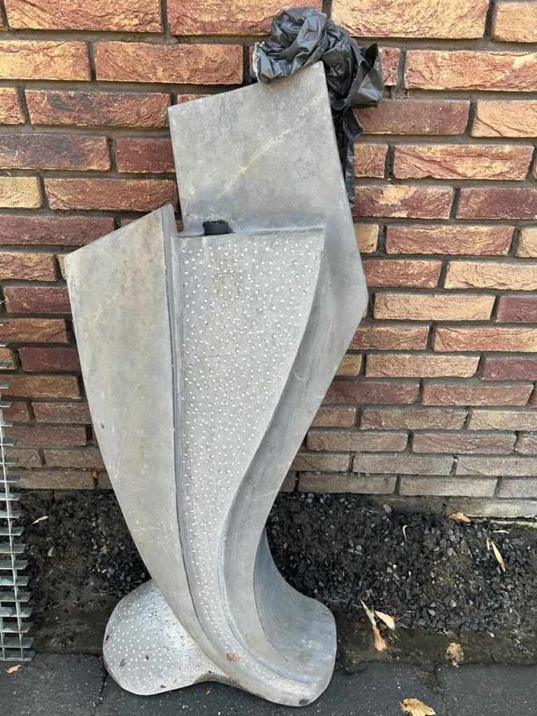 Tuinornament/fontein met pomp en bak, Tuin en Terras, Ophalen, Gebruikt