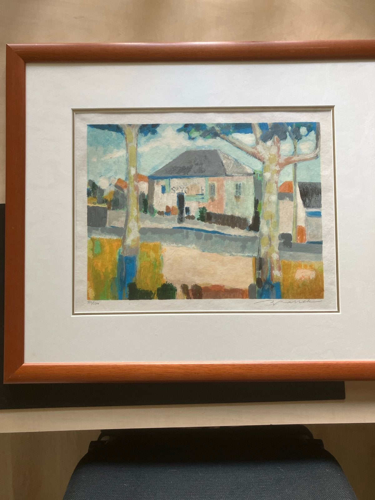 Zeefdruk Willem Brauck (1946-2014) - St. Yorke, nr. 482/500, Antiek en Kunst, Gelimiteerde oplage, Ophalen, Zeefdruk