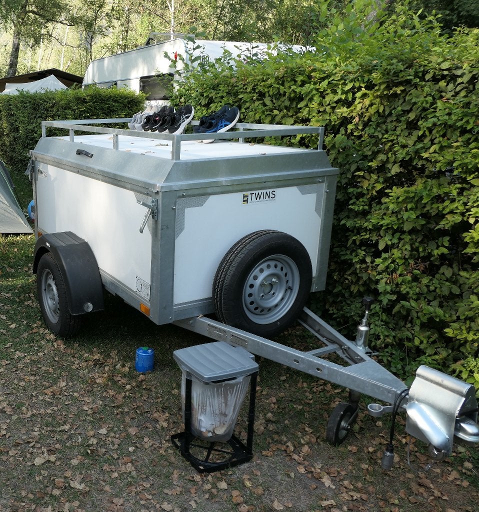 Te koop: grote bagagewagen merk Twins, type D750, Auto diversen, Aanhangers en Bagagewagens, Ophalen, Zo goed als nieuw