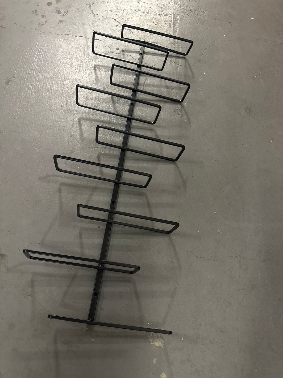 Zwart metalen displayrek voor kaarten of kleine items, Tuin en Terras, Ophalen of Verzenden, Nvt, Nvt, Nvt