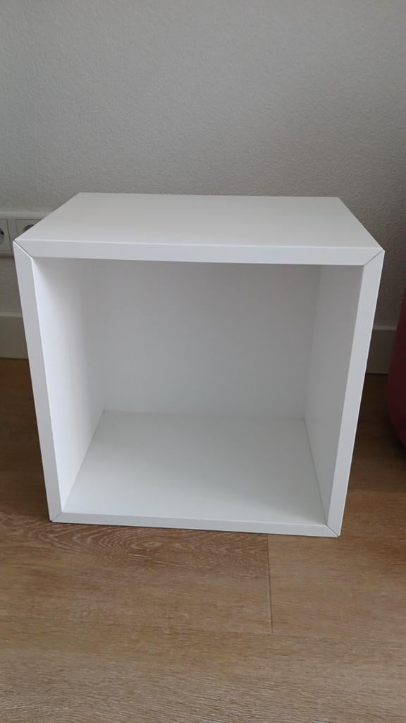 Eket kastje 35x35x25cm wit, Ophalen